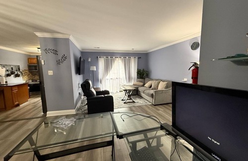 Milford Mill Condo | Condo With 2BR & 2BA, Kitchen and Workstation