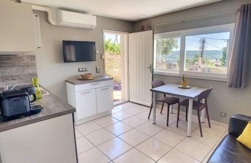 Condrieu Apartment | Condrieu, le Châtillon au cœur du vignoble belle vue sur vallée du Rhône