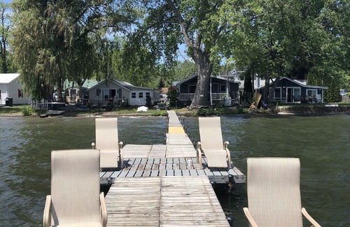 Geneseo Cottage | Conesus Lake NY Lakefront level next to Long Point Park minutes from everything