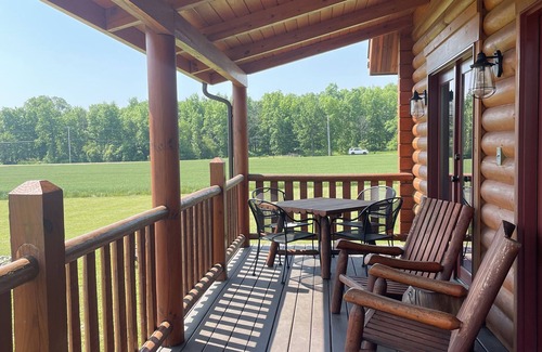 Geneva House | Conesus Log Cabin, Cozy Log Cabin on the Wine Trail