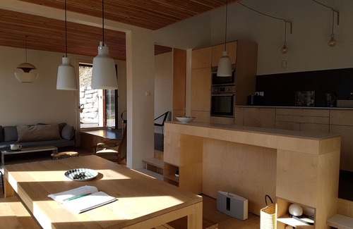 Puy-Saint-Andre Ski Chalet | Contemporary architect-designed chalet. Skiing in Serre Chevalier and the mountains in summer