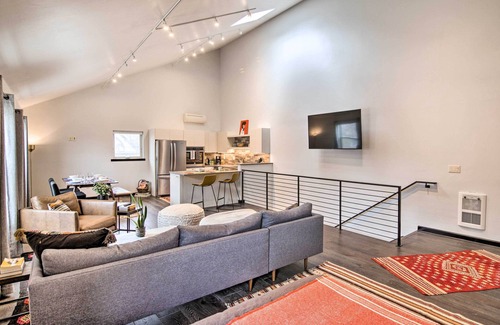 Livingston Condo | Contemporary-Boho Loft in Downtown Livingston!