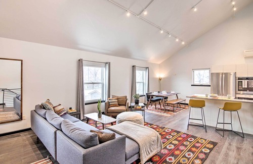 Livingston Condo | Contemporary-Boho Loft in Downtown Livingston!