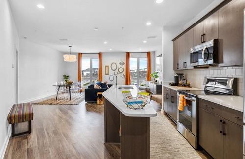 The Nations Condo | Contemporary Comfort in West Nashville: A Serene Retreat in The Nations