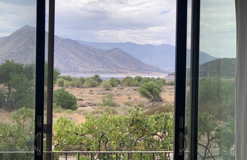Wofford Heights House | Contemporary home oasis , View to lake Isabella and sequoia mountain.
