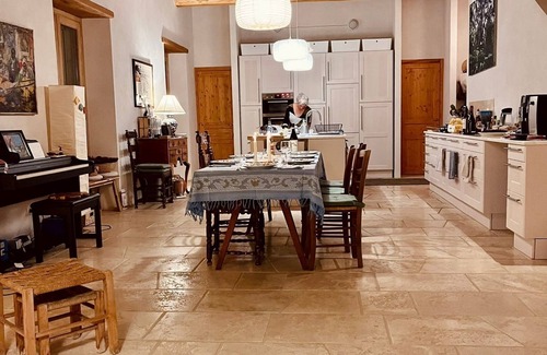 Guardea House | Contemporary Stone House with Lap Pool Overlooking Tiber Valley. Full AC.