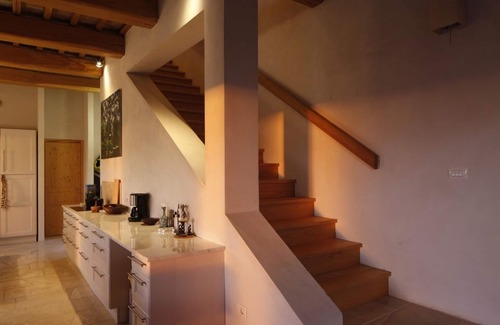 Guardea House | Contemporary Stone House with Lap Pool Overlooking Tiber Valley. Full AC.