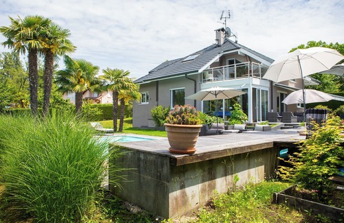Nernier Villa | Contemporary villa with private pool and private pontoon By Feelluxuryholidays