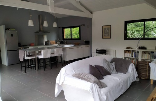 Parentis-en-Born Villa | Contemporary wooden villa - Swimming pool - Parentis near Biscarrosse, 7-8 p.