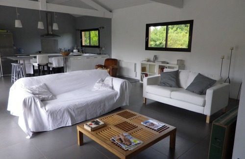 Parentis-en-Born Villa | Contemporary wooden villa - Swimming pool - Parentis near Biscarrosse, 7-8 p.