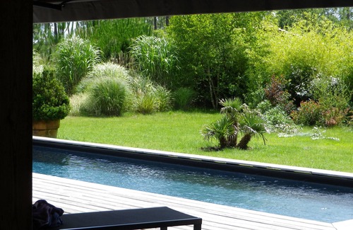Parentis-en-Born Villa | Contemporary wooden villa - Swimming pool - Parentis near Biscarrosse, 7-8 p.