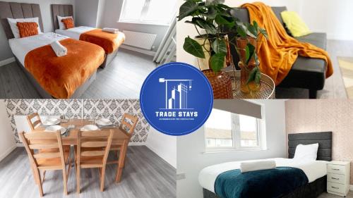 Luton Apartment | Contractor-Ready House - Bright, Spacious, and Free WiFi Included!