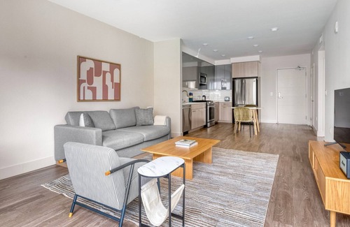 Mountain View Apartment | Convenient Mountain View 1BR w/Gym, Pool, nr Tech HQs, by Blueground