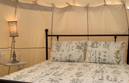 Kennerdell RV Rental | Copperhead Retreat - entire campground -2 tipis, 1 wolf pup trailer, 1 tent site