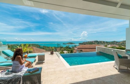 Plai Laem Villa | Coral Beauty Villa 8 guests, pool, walk to beach