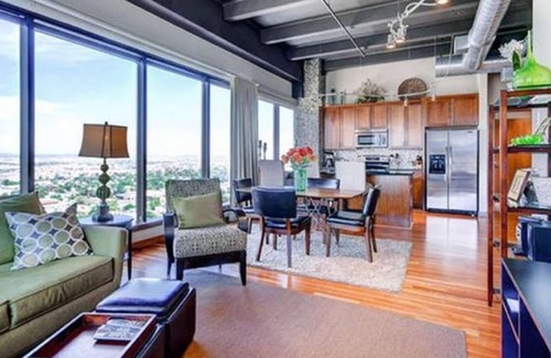 Five Points Condo | Corner penthouse with THE best city and mountain views in Denver