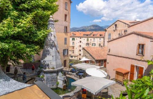 Corte Apartment | Corte tres beau T2 neuf hyper centre 4 personnes calme et lumineux wifi lave linge