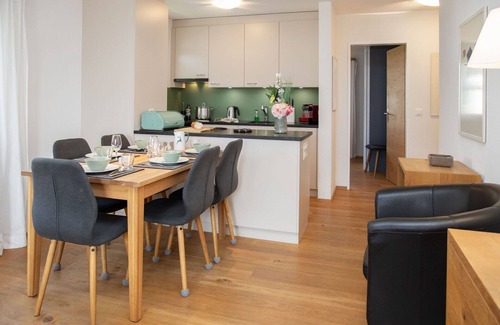 Falera Apartment | Cosy apartment for 6 people with WIFI, pool, TV, balcony and panoramic view
