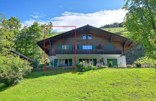 Lenk Apartment | Cosy apartment for 6 people with TV, balcony and pets allowed