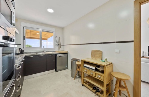 Monte Pego Apartment | Cosy apartment for 6 people with A/C, WIFI, pool, TV, patio and pets allowed