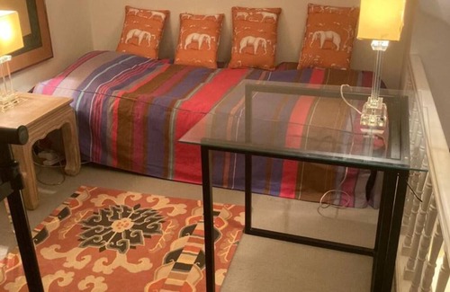 Queen's Gate Apartment | Cosy Bedroom on Mezzanine