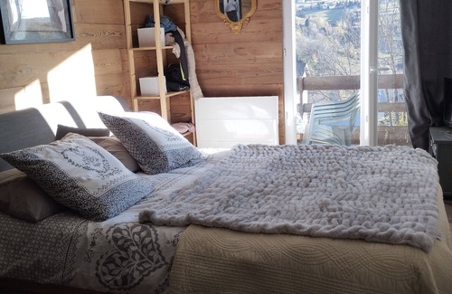 La Cabanasse Apartment | Cosy chalet-style duplex apartment with magnificent view cambre d'aze