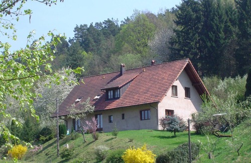 Neuve-Eglise House | Cosy country cottage with mountain views, Wi-Fi, log burner, workspace, pets