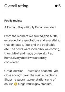 Durban North Apartment | Cosy Private Cottages