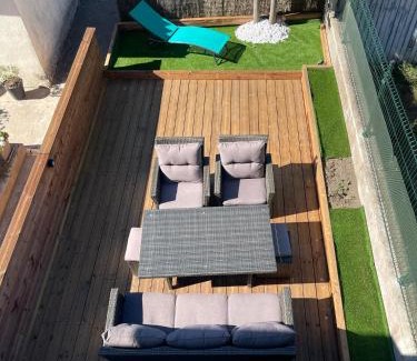 La Cite Apartment | Cosy Solidor T2 avec jardin terrasse 100m plage