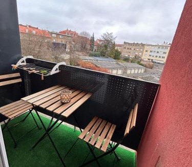 Laxou Apartment | Cosy studio neuf avec balcon