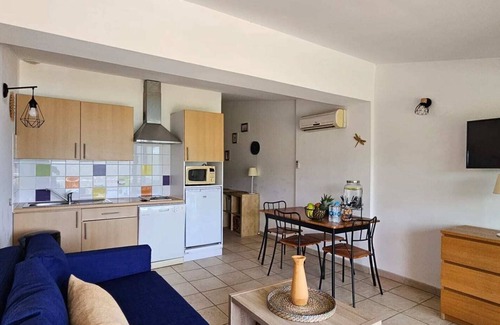 Serra-di-Ferro Apartment | Cosy T2 sea and pool view Alba Rossa