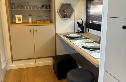 Charavines Ski Chalet | Cosy Tiny House with lake and mountain views