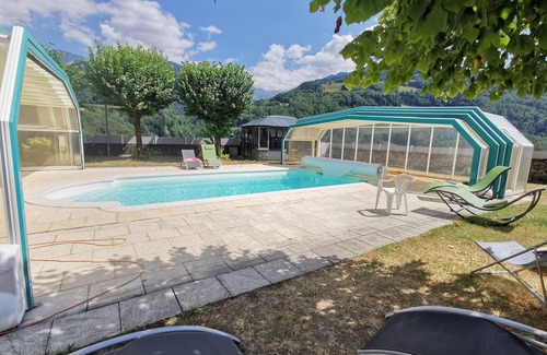 Arvillard Villa | Country Castle 'Chateau D'escart' with Mountain View, Private Pool and Wi-Fi