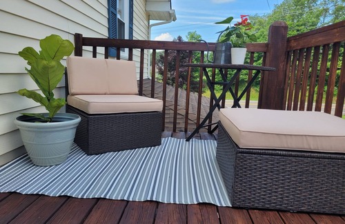 Blodgett Mills Apartment | Country Chic Studio, pet friendly, Free laundry & housekeeping, midterm rental!