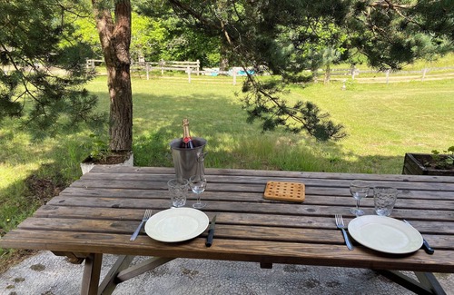 Ussel Ski Chalet | Country cottage set in wooded grounds with large indoor pool.