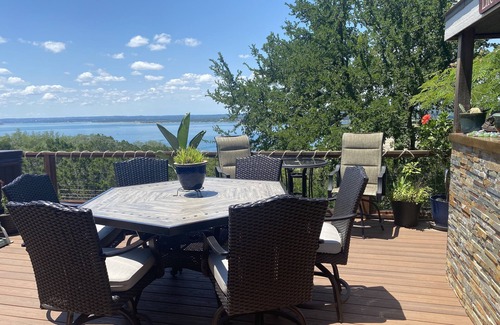 Canyon Lake House | Country home with modern amenities overlooking the lake.