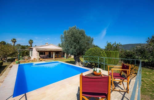 Son Servera Villa | Country House 'Can Pamboli' with Mountain View, Wi-Fi and Air Conditioning