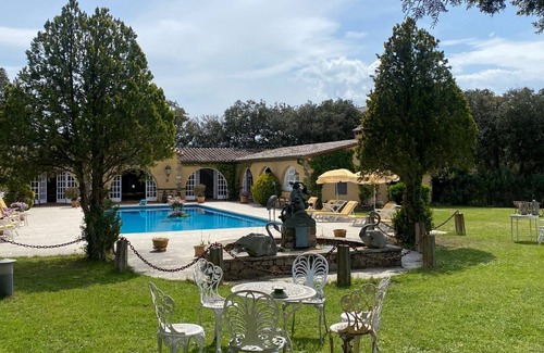 Darnius Apartment | Country House 'Mimosa Jardin' with Mountain View, Wi-Fi and Air Conditioning