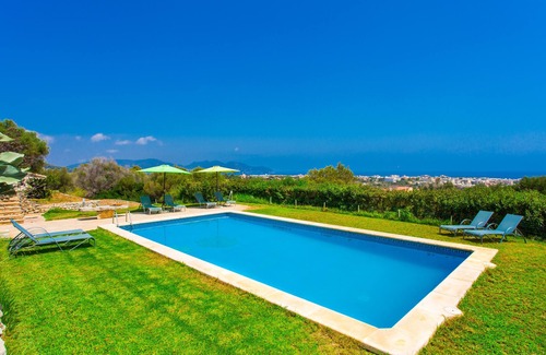 Sant Llorenc des Cardassar Villa | Country House 'Na Penyal' with Sea View, Wi-Fi and Air Conditioning