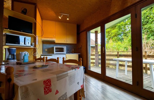 Orsennes Cottage | Countryside Chalet by the Water: 2BR, Terrace, Pets Welcome