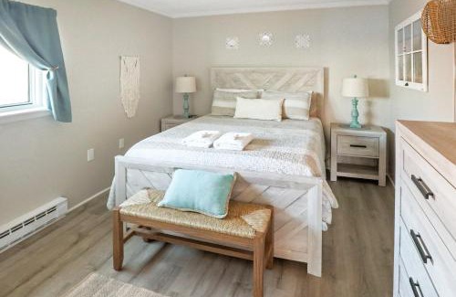 Midtown Ocean City Apartment | Couple's Getaway! Oceanfront Oasis - Corner Balcony, Beach Views, Full Kitchen, Steps to the Sand