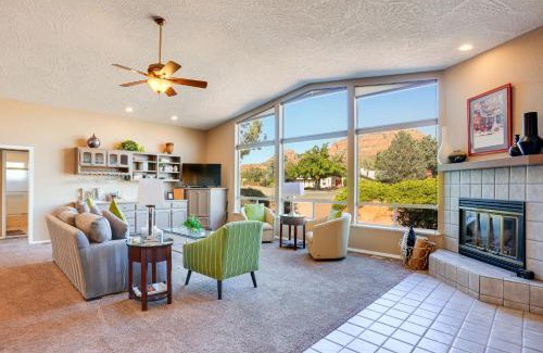 Oak Creek House | Covered Deck and Red Rock Views Home in Sedona