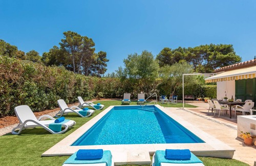 Sant Tomas Villa | Covid19-FREE Villa. BESIDES SEA. ACCESIBLE. PRIVATE SWIMMING POOL. BBQ. AIRCON