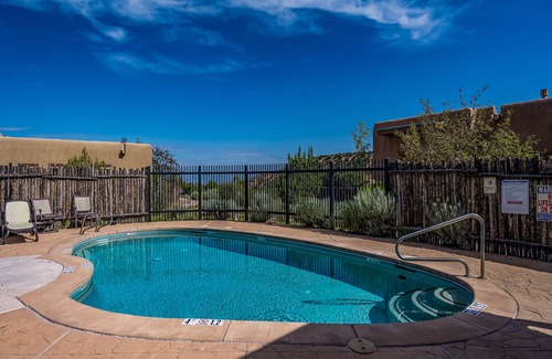 Tesuque House | Cowboy Villa | Scenic View, Pool + Hot Tub Access