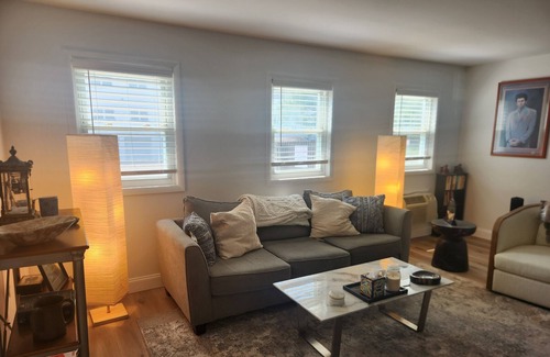 Point Pleasant Condo | Cozy 1-bedroom condo in welcoming Point Pleasant with AC