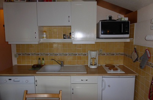 Combloux Apartment | Cozy 2-room apartment for 5 in central Combloux, balcony, parking included