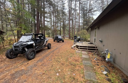 Land O Lakes Ski Chalet | Cozy A-Frame Chalet - on Bike Trail, UTV trail and close to town