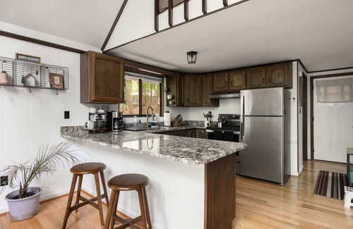 The Woods Cabin | Cozy A-Frame w Fireplace, Fire Pit, Grill & WiFi