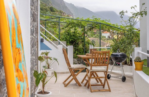 Sao Vicente Apartment | Cozy apartment 50 meters from the sea with outside terrace.