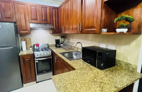 Punta Cana Apartment | Cozy Apartment, backyard & balcony pool first floor gated, electricity included.